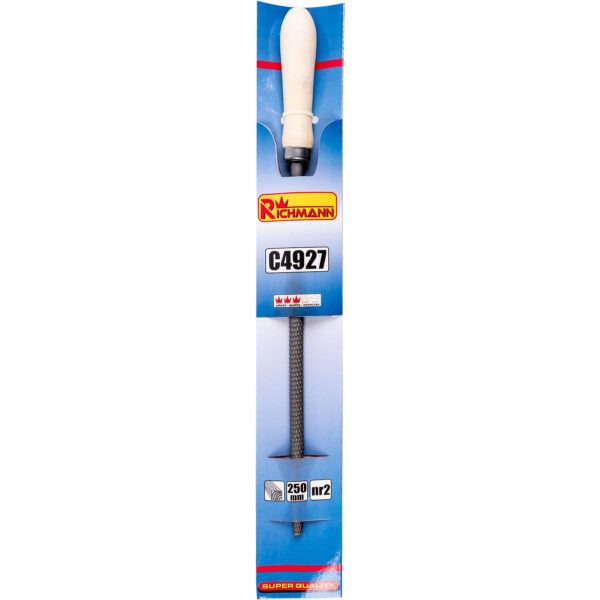 Apvali dildė medienai 250mm