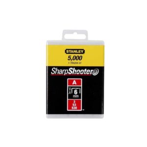 53 A tipo kabės „STANLEY” 5000 vnt. 6 mm
