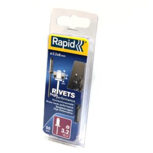 Kniedės „Rapid” 3,2 x 8, 50 vnt.